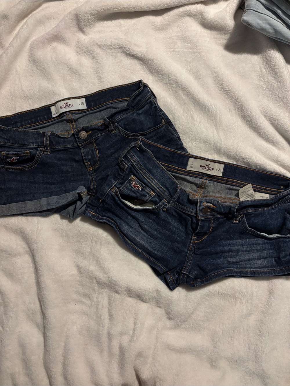 Hollister Jean shorts 2 pairs